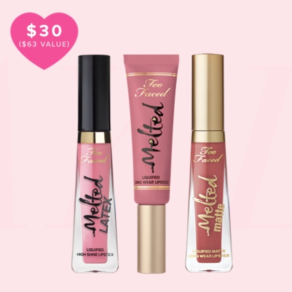 All (3) Full Size Too Faced Lips - Yes, 3 for $30 - Picture 8 of 8